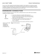TSI Instruments Dickey-John MINI GAC 2500 Quick Start Manual