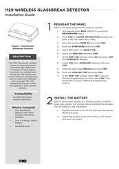 Dmp Electronics 1129 WIRELESS GLASSBREAK DETECTOR Installation Manual