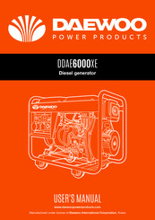 Daewoo DDAE9000XE User Manual