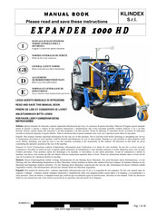 KLINDEX EXPANDER 1000 HD Manual