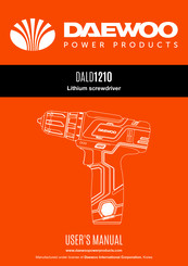 Daewoo DALD1210 User Manual