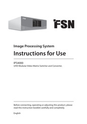 FSN IPS4000 Instructions For Use Manual