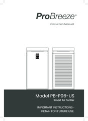 ProBreeze PB-P06-US Quick Start Manual