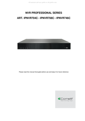Comelit IPNVR708C Instruction Manual