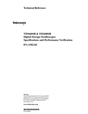 Tektronix TDS6804B Technical Reference