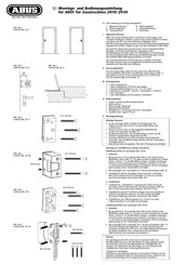 Abus 2010 Fitting And Operating Instructions