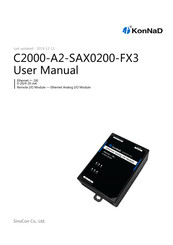 SinoCon KonNad C2000-A2-SAX0200-FX3 User Manual