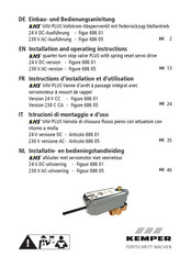 Kemper KHS VAV-PLUS Installation And Operating Instructions Manual