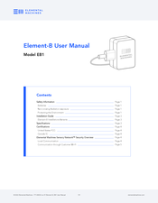Elemental Machines EB1 User Manual