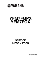 Yamaha YFM7FGX Service Information