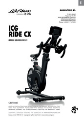 LifeFitness ICG RIDE CX Manual