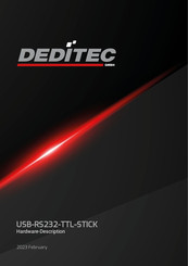 Deditec USB-RS232-TTL-STICK Hardware Description