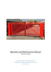 Parking Facilities PF9700 Operation And Maintenance Manual