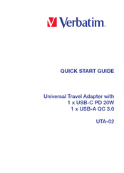 Verbatim UTA-02 Quick Start Manual
