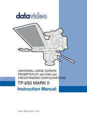 Datavideo TP-650 MARK II Instruction Manual