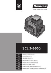 Benman SCL 3-360G Original Instructions Manual