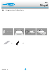 Prorack K042 Fitting Instructions Manual