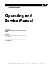 AR 10052613 Operating And Service Manual