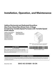 Trane S9V2C100D4VSAC Installation, Operation And Maintenance Manual