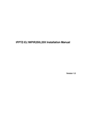 Security Camera King IPPTZ-EL1MPIR250L20X Installation Manual