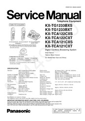 Panasonic KX-TG1233BXT Service Manual
