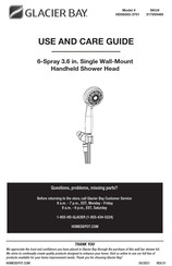 Glacier bay HD58303-3701 Use And Care Manual