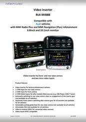 Car-Interface RL4-MIB88 Manual