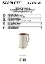Scarlett SC-EK21S06 Instruction Manual