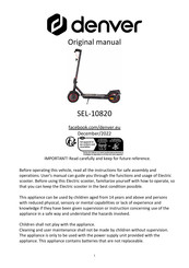 Denver SEL-10820 Original Manual