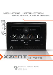 XZENT ARGO X-F275 Mounting Instruction