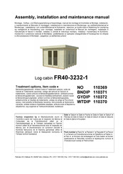 Palmako FR40-3232-1 Assembly, Installation And Maintenance Manual