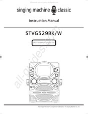 The Singing Machine STVG529BK/W Instruction Manual