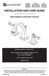 Glacier bay 1003621043 Installation And Care Manual