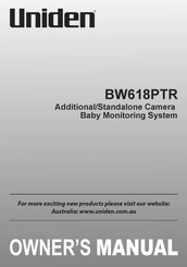 Uniden BW618PTR Owner's Manual