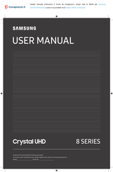 Samsung GU50TU8079UXZG User Manual