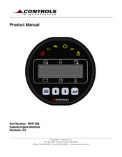Controls MVP-326 Product Manual