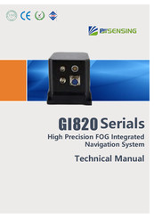 BW SENSING GI820 Series Technical Manual