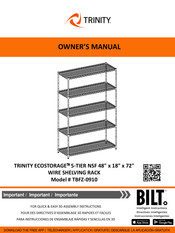 Trinity ECOSTORAGE TBFZ-0910 Owner's Manual