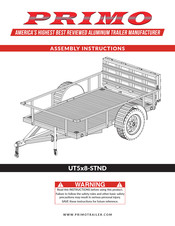 Primo Water UT5x8-STND Assembly Instructions Manual
