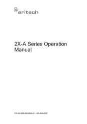 Aritech 2X-AF1-SCFB Operation Manual
