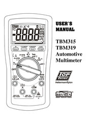Brymen TopTronic TBM315 User Manual