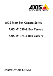 Axis M1055-L Installation Manual