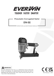 Everwin CFN-15S Operation And Maintenance Manual