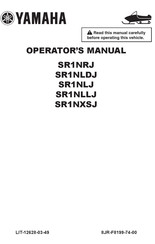 Yamaha SR1NLLJ Original Instructions Manual