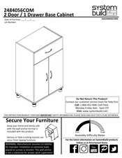 System Build 2484056COM Assembly Instructions Manual