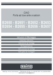 Samo CIAO B2655 Assembly Instruction Manual