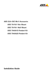 Axis T91F61 Installation Manual