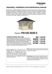 Lemeks Palmako PA120-3030-3 Assembly, Installation And Maintenance Manual