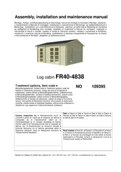 Lemeks Palmako FR40-4838 Assembly, Installation And Maintenance Manual