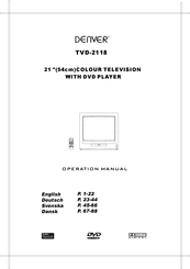 Denver TVD-2118 Operation Manual